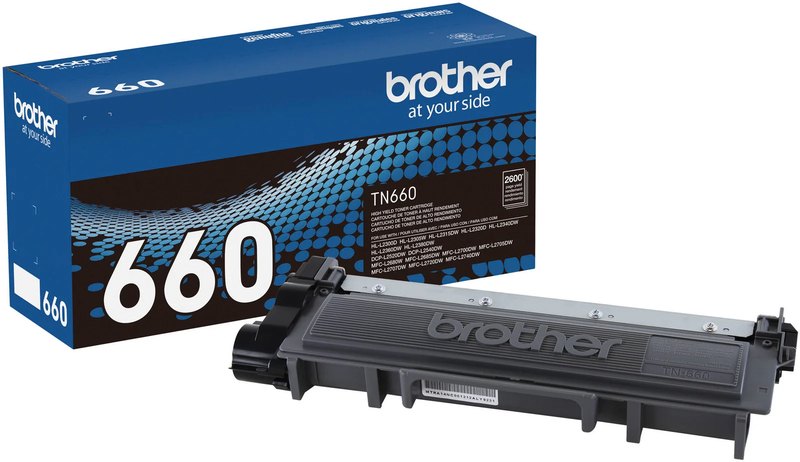 Tóner Brother TN-660 Negro Original de Alto Rendimiento
