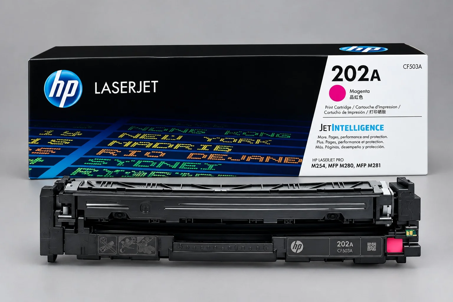 Tóner HP 202A magenta original