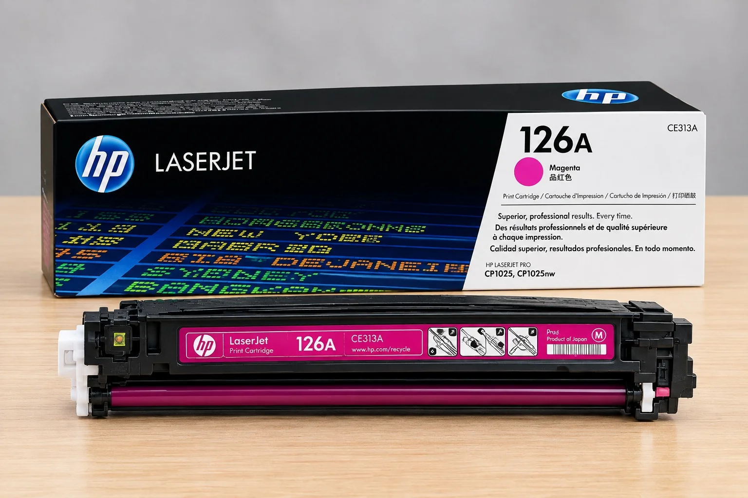 Tóner HP 126A magenta original